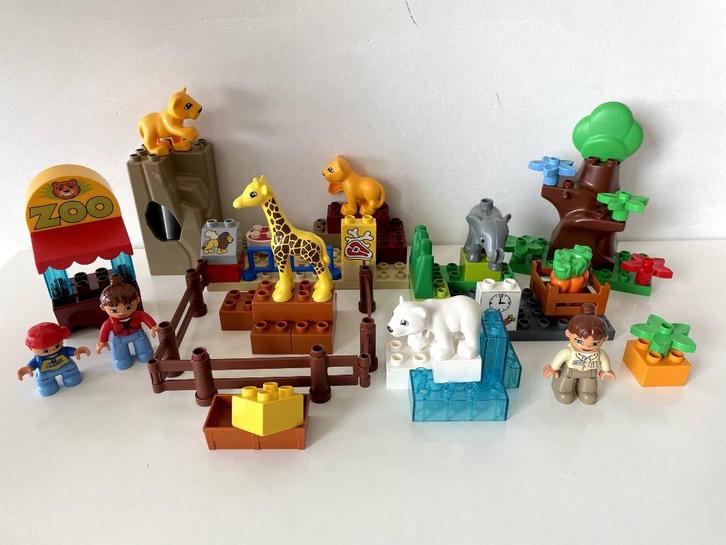 Lego Duplo Voedertijd in de dierentuin, zoo 5634, Kinderen en Baby's, Speelgoed | Duplo en Lego, Zo goed als nieuw, Duplo, Ophalen of Verzenden