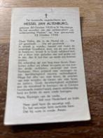 Oorlog Altenburg Hessel 1925 St Nicolaasga 1948 NOI Java, Verzamelen, Bidprentjes en Rouwkaarten, Verzenden, Bidprentje