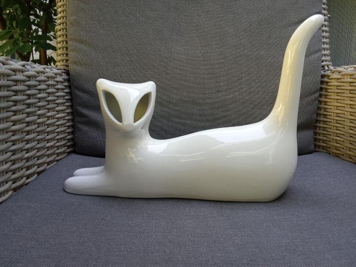 Art deco kat beeld, Antiek en Kunst, Kunst | Beelden en Houtsnijwerken, Verzenden