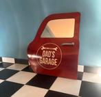 Dad’s garage decoratieve deur, spiegel, fifties, rock n Roll, Verzamelen, Ophalen, Zo goed als nieuw, Reclamebord