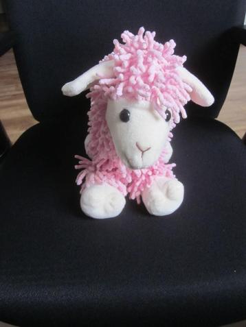 De Waal Texel roze-wit zacht dreadlocks pluche schaap knuffe beschikbaar voor biedingen