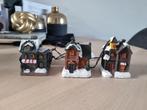 3 kerstdorp huisjes met adapter, Diversen, Kerst, Ophalen of Verzenden, Zo goed als nieuw