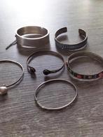 5 zilveren oude armbanden., Sieraden, Tassen en Uiterlijk, Antieke sieraden, Ophalen of Verzenden, Zilver, Armband