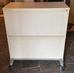 Lage archiefkast met roldeuren mobiel ca 84 x 43 x 93 cm, Ophalen