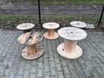 Houten kabelhaspel diverse afmetingen, Ophalen, Gebruikt, 25 tot 50 mm, Overige typen