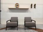 2 Showmodel Harvink Splinter fauteuils stof Design Stoel, Huis en Inrichting, Fauteuils, Harvink, Nieuw, 75 tot 100 cm, Ophalen of Verzenden