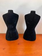 Mini bustes voor kettingen, Sieraden, Tassen en Uiterlijk, Kettingen, Ophalen of Verzenden, Zo goed als nieuw, Zwart, Overige materialen
