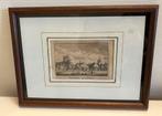 Sloterdijk buyten Amsterdam ingelijst 27cm x 20cm, Antiek en Kunst, Kunst | Etsen en Gravures, Ophalen