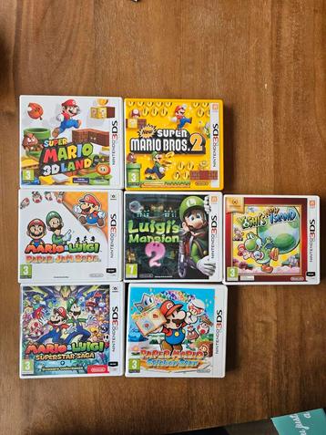 Nintendo 3DS Games - Mario & Luigi, Yoshi, Luigi beschikbaar voor biedingen
