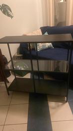 Ikea Vittsjö stelingkast - zwart, Huis en Inrichting, Kasten | Stellingkasten, Ophalen, Gebruikt