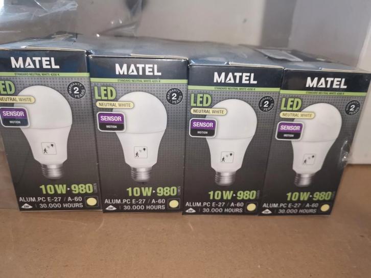 6 stuks LED Lamp met Bewegingssensor - Nieuw!, Huis en Inrichting, Lampen | Losse lampen, Nieuw, Overige typen, Ophalen of Verzenden