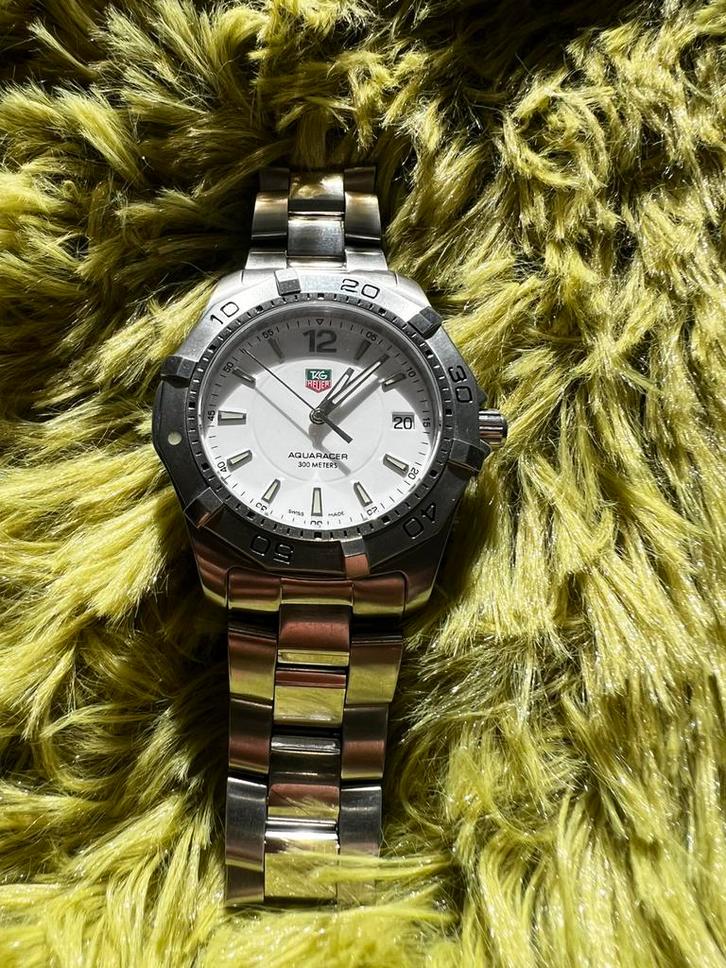 Tag Heuer Aquaracer 300m, Sieraden, Tassen en Uiterlijk, Horloges | Antiek, Polshorloge, Overige merken, Staal, 1960 of later