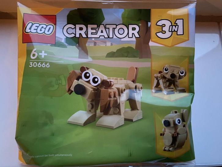 Lego 30666 Creator 3in1 Cadeaudieren hond polybag, Kinderen en Baby's, Speelgoed | Duplo en Lego, Nieuw, Ophalen