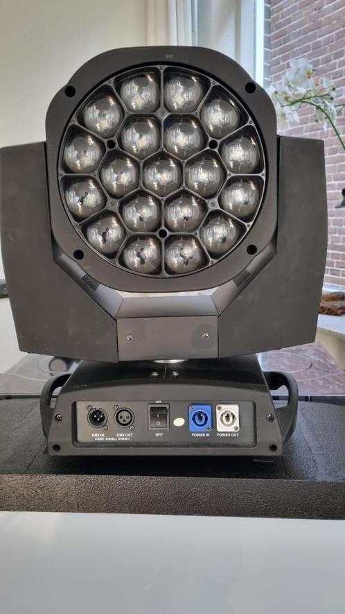 Led wash movinghead : Type deliya  LED 1915 ZOOM（B10） 2X, Muziek en Instrumenten, Licht en Laser, Gebruikt, Licht, Geluidgestuurd