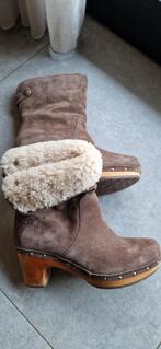 UCG Bruine Korte Laarzen - Maat 38, Bruin, Lage of Enkellaarzen, Ophalen of Verzenden, Gedragen