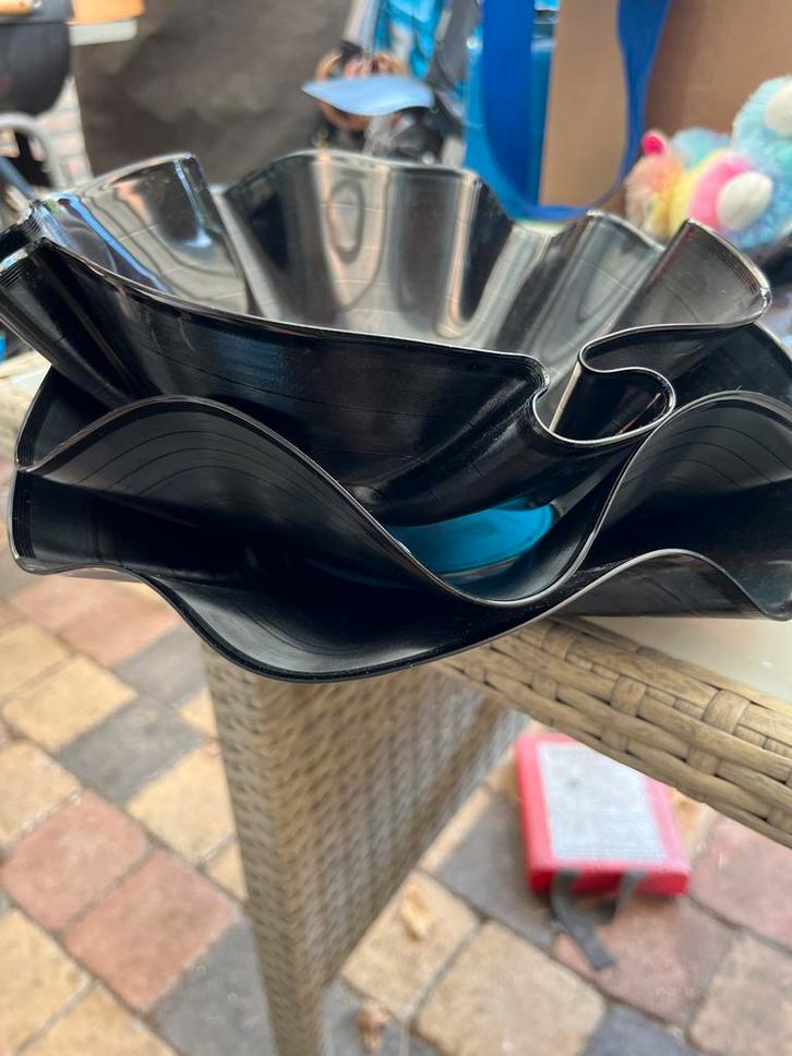 3 LP Bakken - Handgemaakt van Vinyl, Huis en Inrichting, Woonaccessoires | Schalen en Manden, Gebruikt, Schaal, Overige vormen