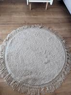 2 stuks vloerkleed rond beige en mintgroen, Ophalen of Verzenden, Zo goed als nieuw, Beige, Rond