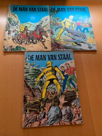 De Man van Staal - Set van 3 strips beschikbaar voor biedingen