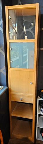 Jencikova hoge kast, Huis en Inrichting, Kasten | Vitrinekasten, Ophalen, Gebruikt, 25 tot 50 cm, 200 cm of meer