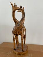 Giraffe houten beeld 33 cm hoog, Ophalen of Verzenden, Gebruikt, Dier