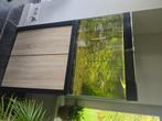 aquarium zeer net aquarium en kast, Ophalen, Gebruikt, Gevuld zoetwateraquarium