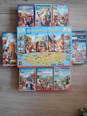 Carcassonne Big Box + Uitbreidingen beschikbaar voor biedingen
