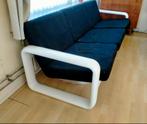 Drie zits design retro vintage bank, Ophalen of Verzenden, Zo goed als nieuw, Tweepersoons