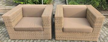 Nieuw Borek Provence loungeset met kussens, 2 fauteuils beschikbaar voor biedingen