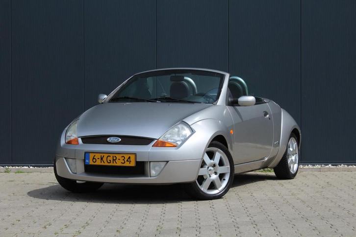 Ford Streetka 1.6 | Airco | Leder | Elektrische ramen | APK, Auto's, Ford, Bedrijf, Te koop, Ka, ABS, Airbags, Airconditioning