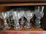 Allerlei soorten antieke glazen 18e tot 20e eeuw., Antiek en Kunst, Antiek | Glas en Kristal, Ophalen of Verzenden