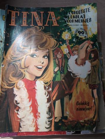 Vintage Retro tijdschriften Tina 1 t/m 38 1974 beschikbaar voor biedingen