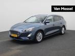 Ford Focus Wagon 1.0 EcoBoost Hybrid Titanium X Business Ada, Stof, Gebruikt, Euro 6, Blauw