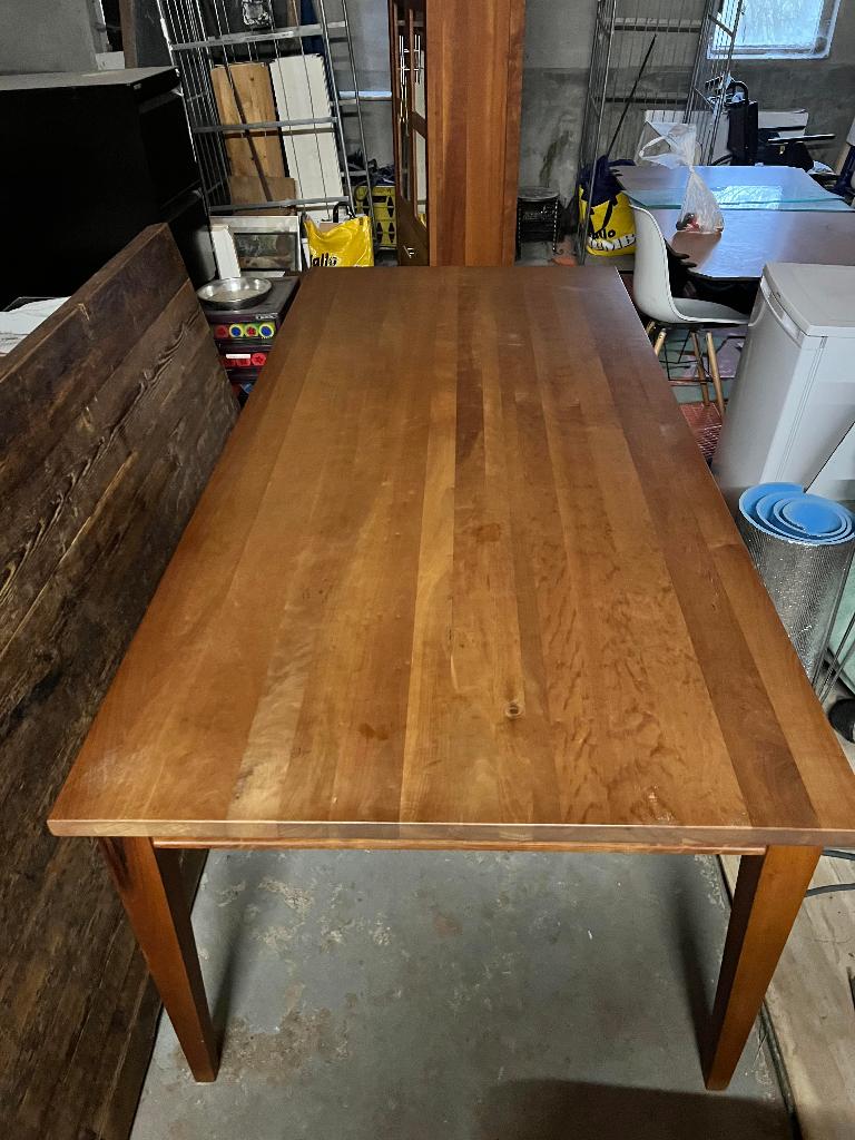 Amerikaans kersenhouten Buffetkast, Eettafel en salontafel, Huis en Inrichting, Tafels | Eettafels, Ophalen, Glas, Gebruikt, Amerikaans kersenhout