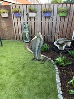 Mooi hardsteen ornament, Tuin en Terras, Ophalen, Zo goed als nieuw, Hardsteen, Waterornament