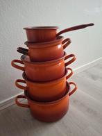 Vintage emaille pannenset, Ophalen, Huis en Inrichting