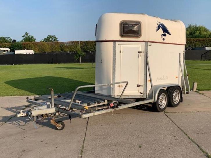 Paradiso koetsentrailer mentrailer paardentrailer Inruiler, Auto diversen, Aanhangers en Bagagewagens, Gebruikt