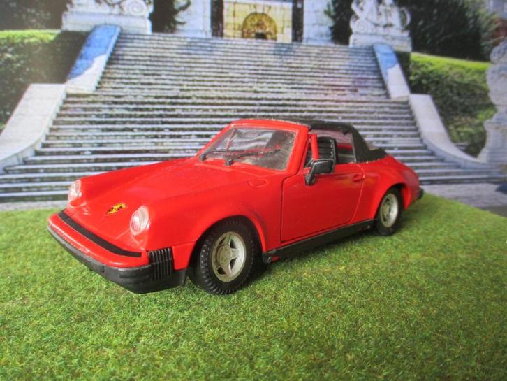 1/25 Porsche 930 911 Cabriolet - Polistil, Hobby en Vrije tijd, Modelauto's | 1:24, Gebruikt, Ophalen of Verzenden