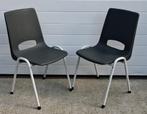 24 x Kunststof kuipstoelen kantine stoelen horeca cafe grijs, Huis en Inrichting, Stoelen, Kunststof, Wit, Ophalen of Verzenden