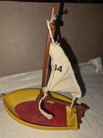Oude Smurfen Zeilboot - Vintage Speelgoed, Verzamelen, Smurfen, Ophalen of Verzenden, Gebruikt, Verschillende Smurfen