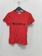 Stoer rood shirt "All chilled out " Mt M . Merk Rocky, Maat 38/40 (M), ., Ophalen of Verzenden, Zo goed als nieuw