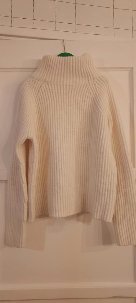 DRYKORN Arwen Ecru Trui met Opstaande Kraag, Kleding | Dames, Truien en Vesten, Zo goed als nieuw, Maat 36 (S), Wit, Ophalen of Verzenden