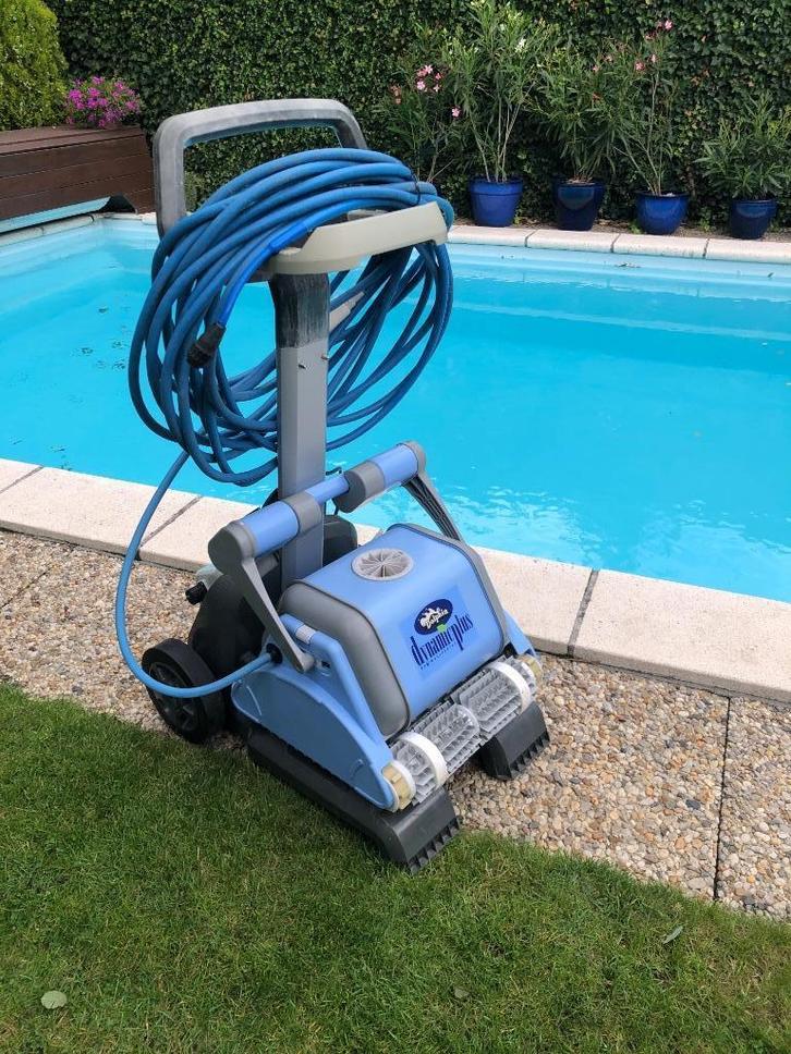 Zwembadrobot Dynamic plus dolphin met remote en trolley, Tuin en Terras, Zwembad-toebehoren, Gebruikt, Overige typen, Ophalen