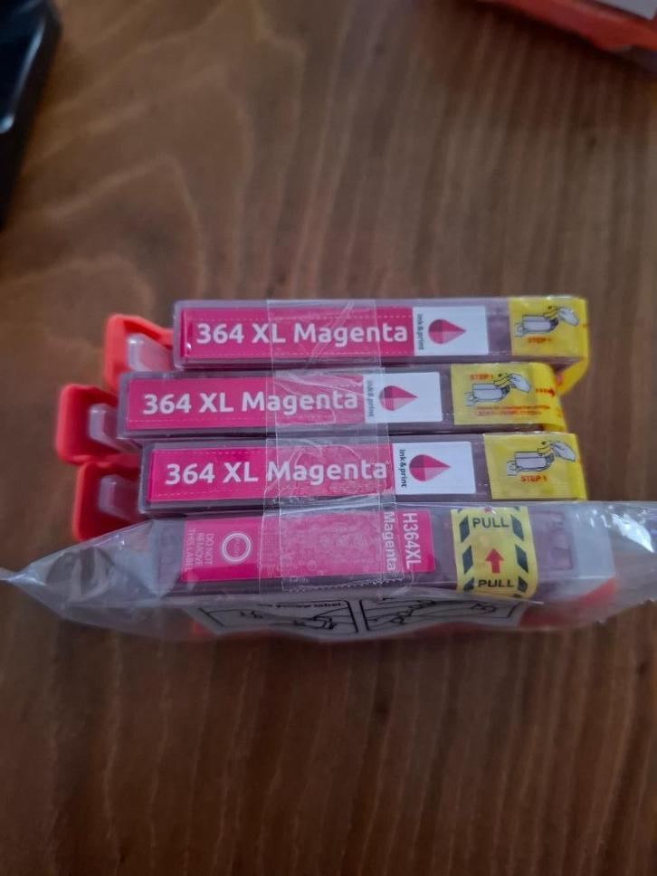 4x HP 364 Magenta, Computers en Software, Printerbenodigdheden, Nieuw, Ophalen