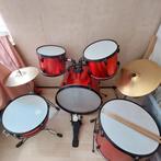Te koop, mooie stoere bordeaux drumstel, Muziek en Instrumenten, Drumstellen en Slagwerk, Ophalen, Zo goed als nieuw, Overige merken