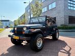 Uniek ️️️Jeep wranler 2.5i Cabriolet/ Nieuwe Apk 1990 Zwart, Auto's, 4 stoelen, Zwart, 103 pk, Particulier