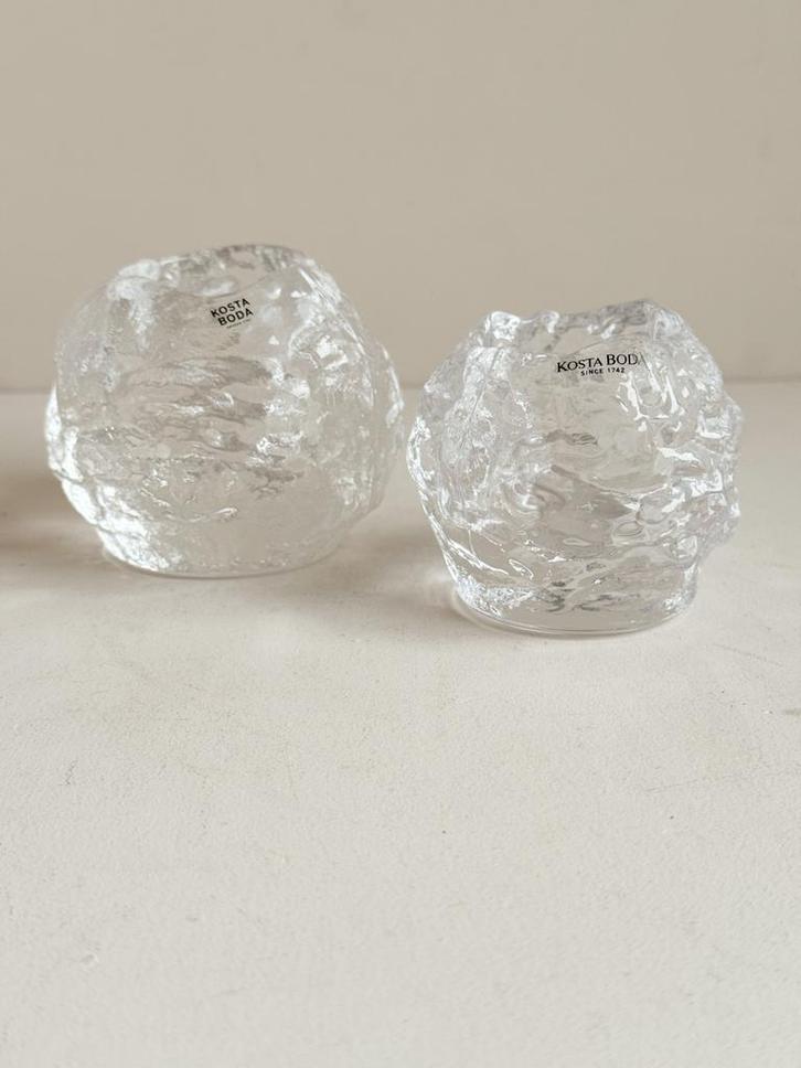 Vintage Nuutajarvi Kastehelmi Kaarsenhouder Oiva Toikka, Huis en Inrichting, Woonaccessoires | Kandelaars en Kaarsen, Gebruikt