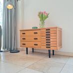 Vintage Architekten Ladenkast jaren '60., Overige houtsoorten, Gebruikt, 100 tot 150 cm, Vintage