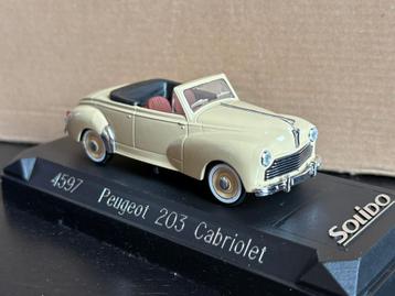 Peugeot 203 Cabriolet | Solido | Mint/Boxed beschikbaar voor biedingen