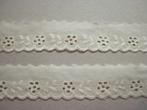 Nr 510) Super Aanbieding katoen broderie mooi ecru 10 m 4.5, Verzenden, Nieuw, Kant