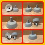 210 Vintage Bouw lampen  geëmailleerde twee stuks, Ophalen of Verzenden, Minder dan 50 cm